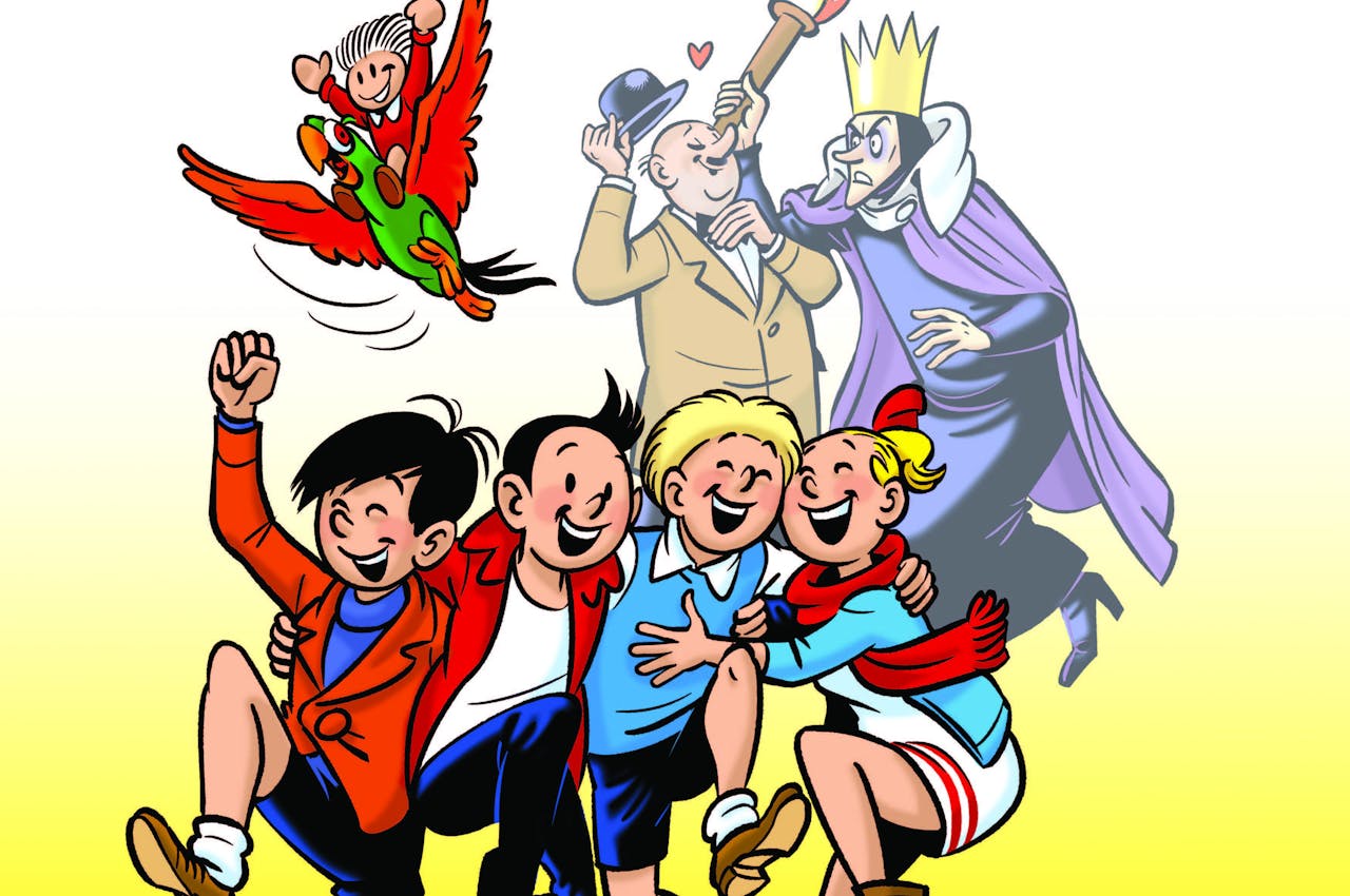 Standaard Uitgeverij en Ballon Media geven samen een groot aantal bekende stripreeksen uit, waaronder Suske en Wiske en Kuifje.