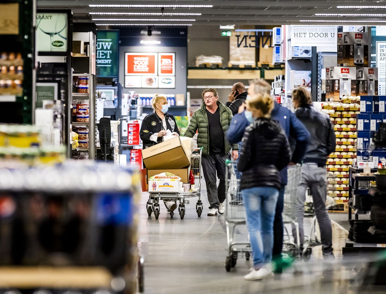 Tijdens de twee lockdowns zijn de winkels van Sligro ook voor particulieren geopend.