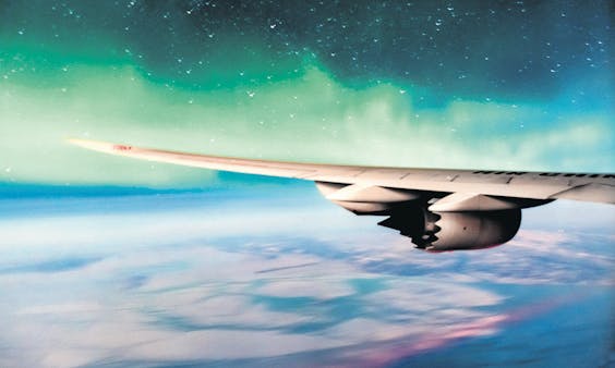 Vleugel van Wright Electric uit Los Angeles, dat met EasyJet werkt aan e-planes voor zo’n 150 passagiers..