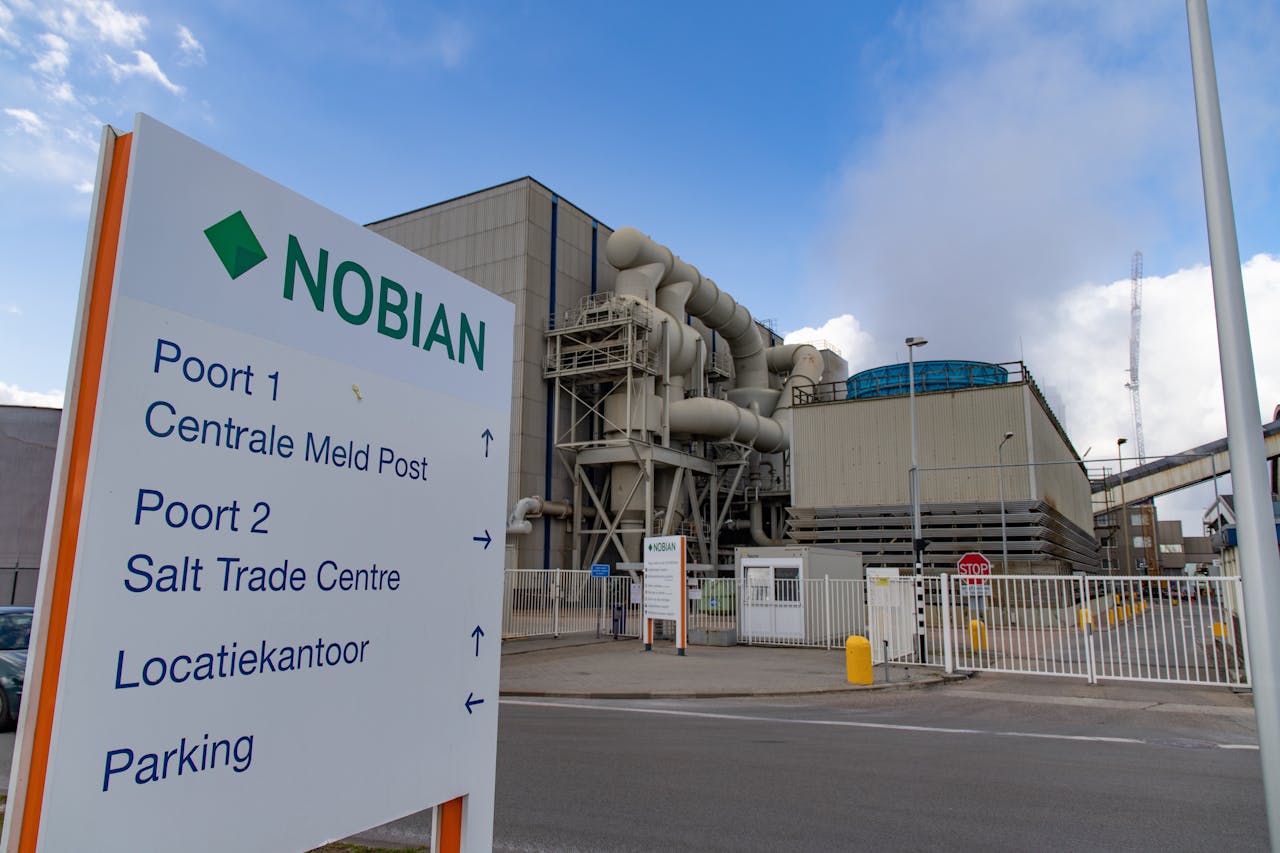 Zoutproducent Nobian in Hengelo.