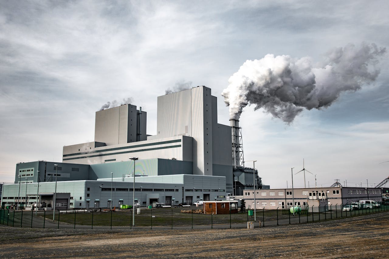 De kolencentrale van RWE in de Eemshaven. Foto: ANP / Hollandse Hoogte / De Vries Media