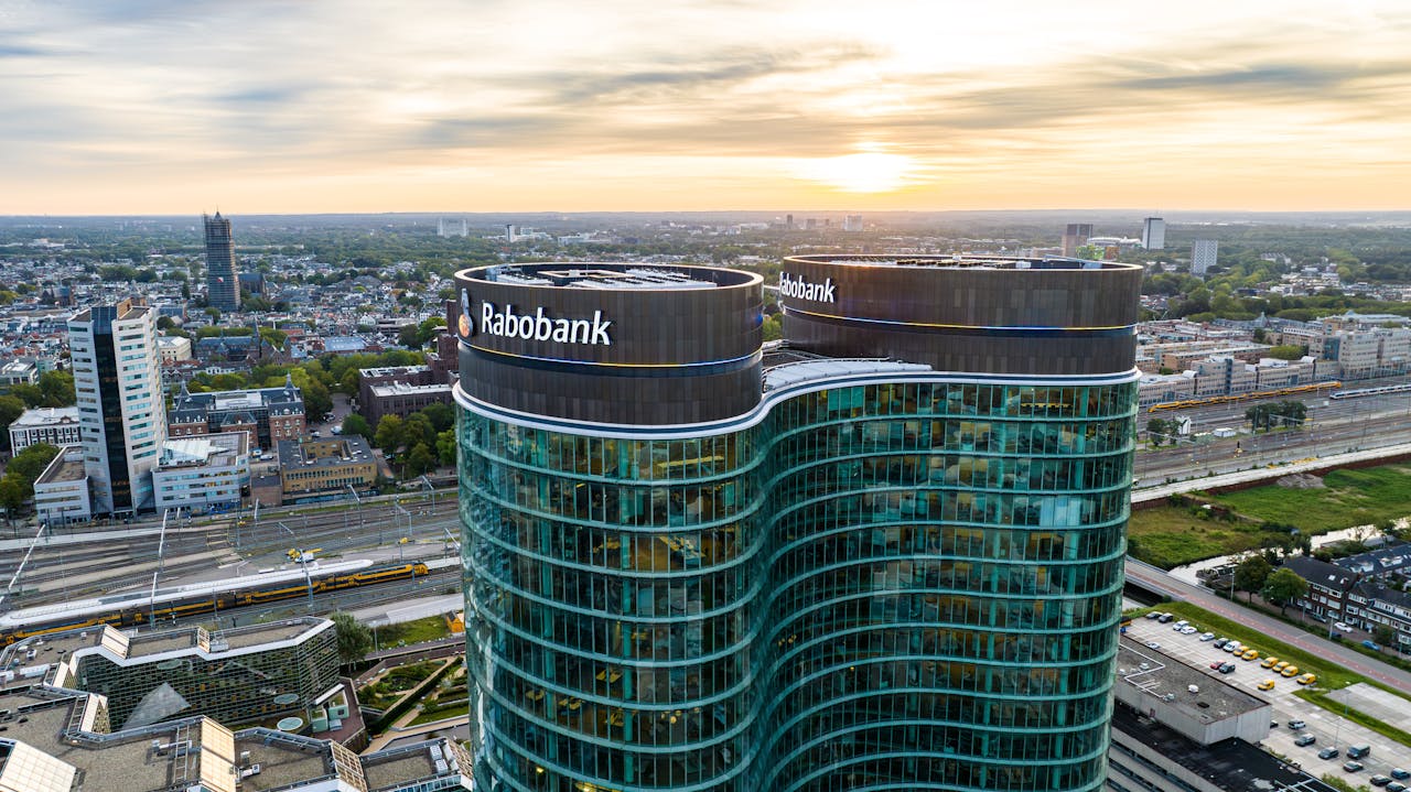 Het hoofdkantoor van Rabobank in Utrecht.