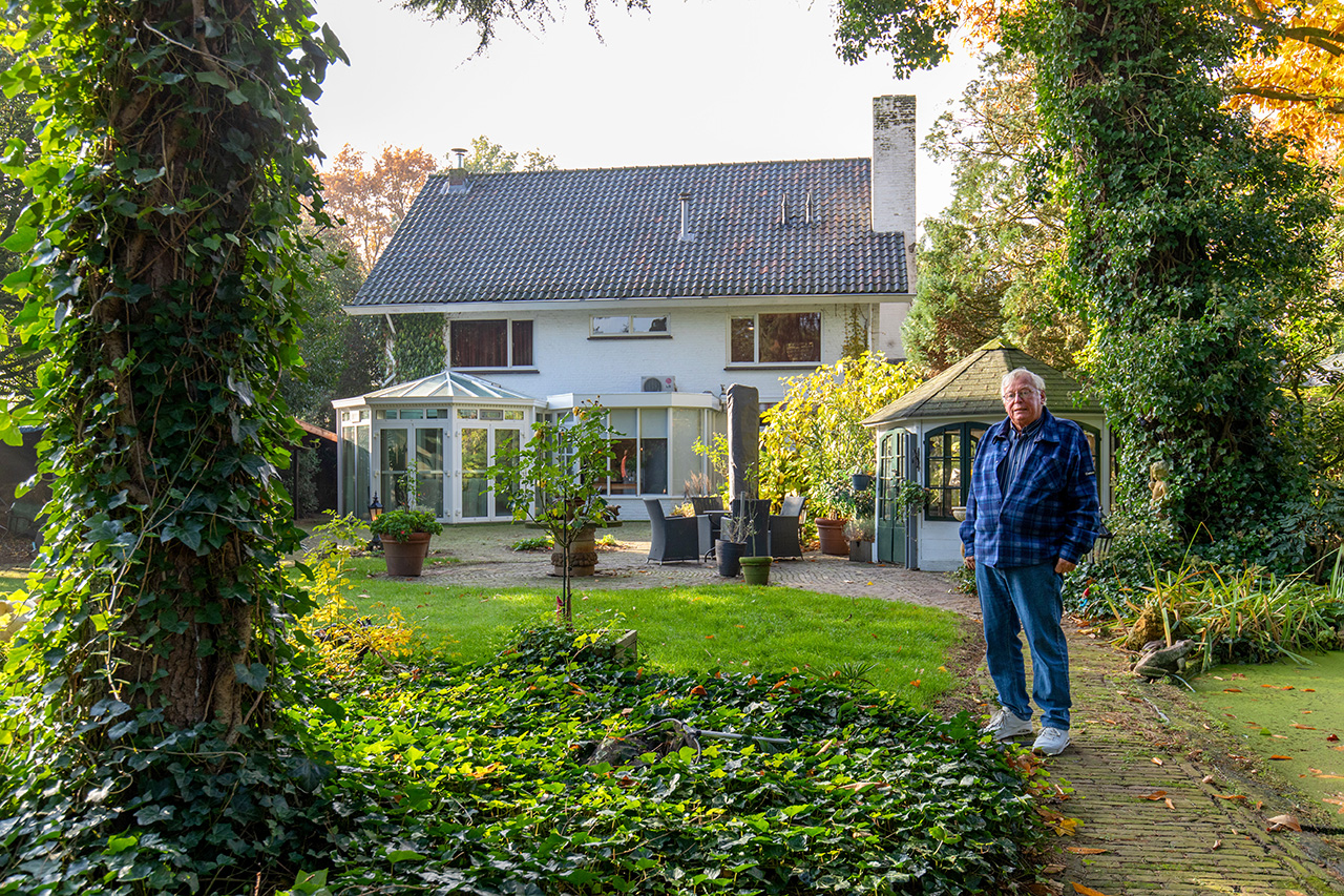Een villa met ruime tuin in het Brabantse Prinsenbeek