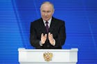 Russische president Poetin waarschuwt voor nucleair conflict