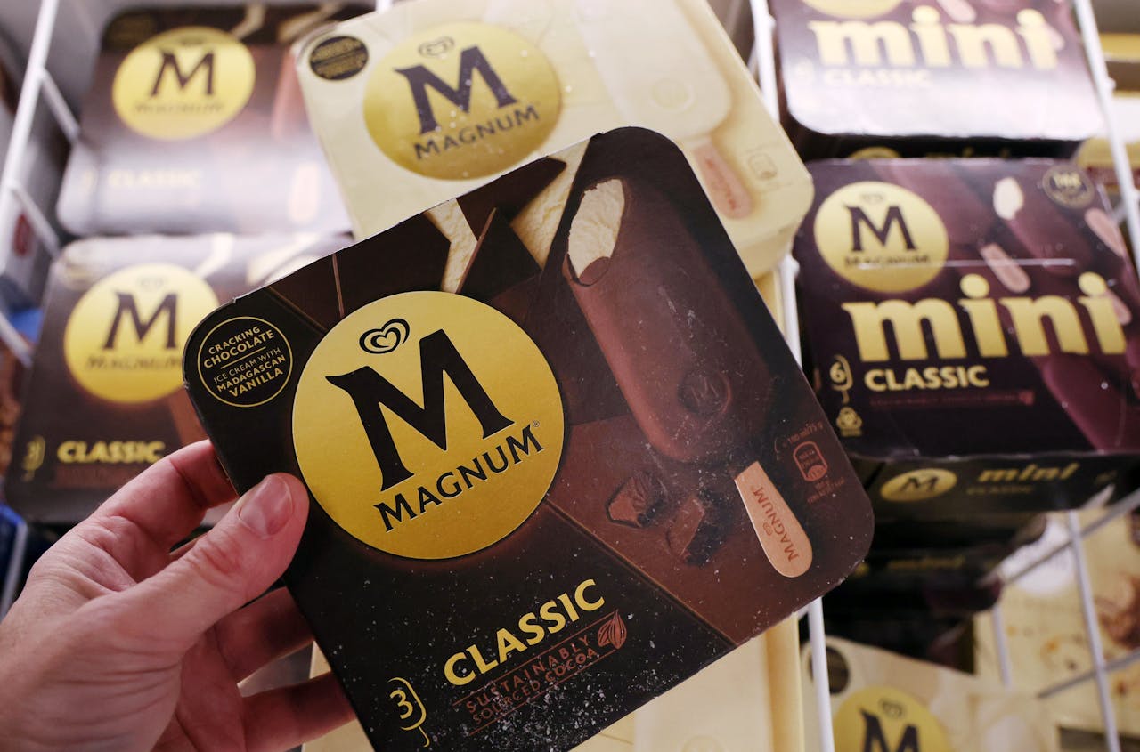 Magnum is één van de kaskrakers die Unilever in de etalage zet.