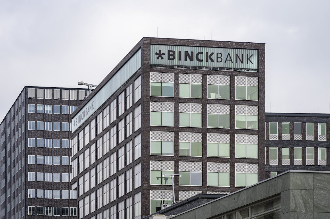 Het hoofdkantoor van BinckBank op een foto uit 2021.