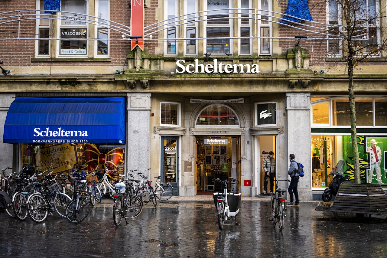 De Scheltema-boekhandel op het Rokin te Amsterdam.
