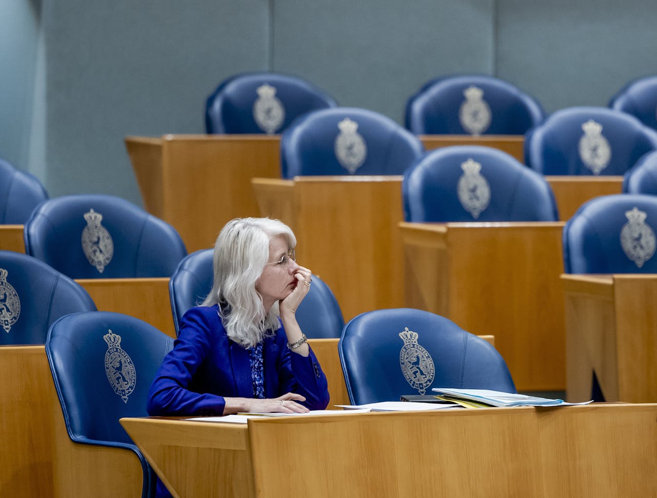 Mona Keijzer (BBB) in de Tweede Kamer tijdens een debat over de Wet betaalbare huur.