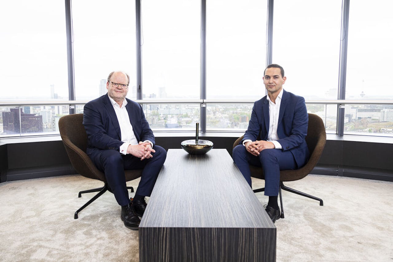 Jeroen Princen en Fouad el Houzi, respectievelijk partner bij DVDW en partner bij AKD, werkten jarenlang aan een akkoord voor de schuldeisers van Imtech.