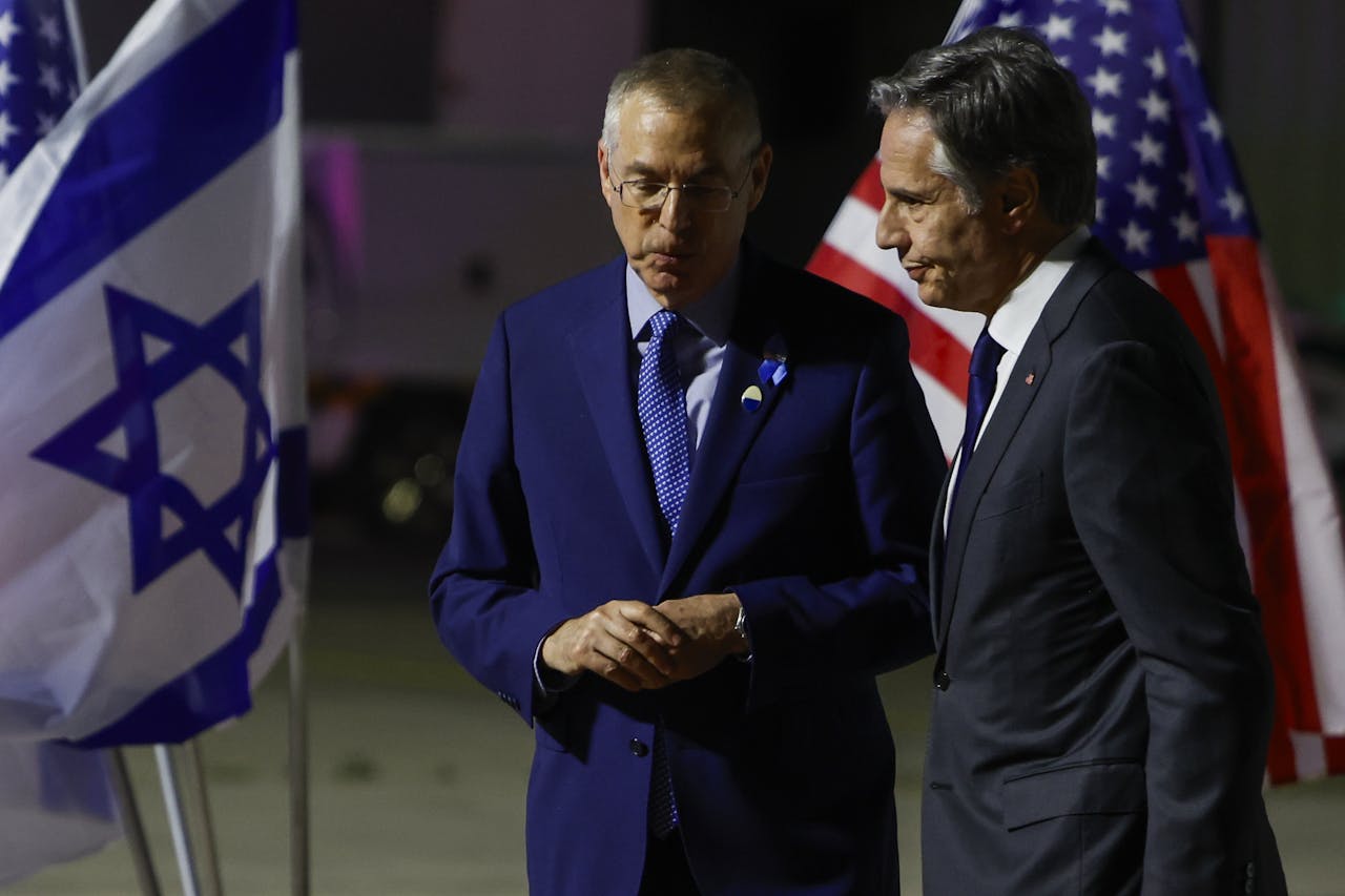 De Amerikaanse minister van buitenlandse zaken Antony Blinken is in Israël op zijn rondreis door het Midden-Oosten.