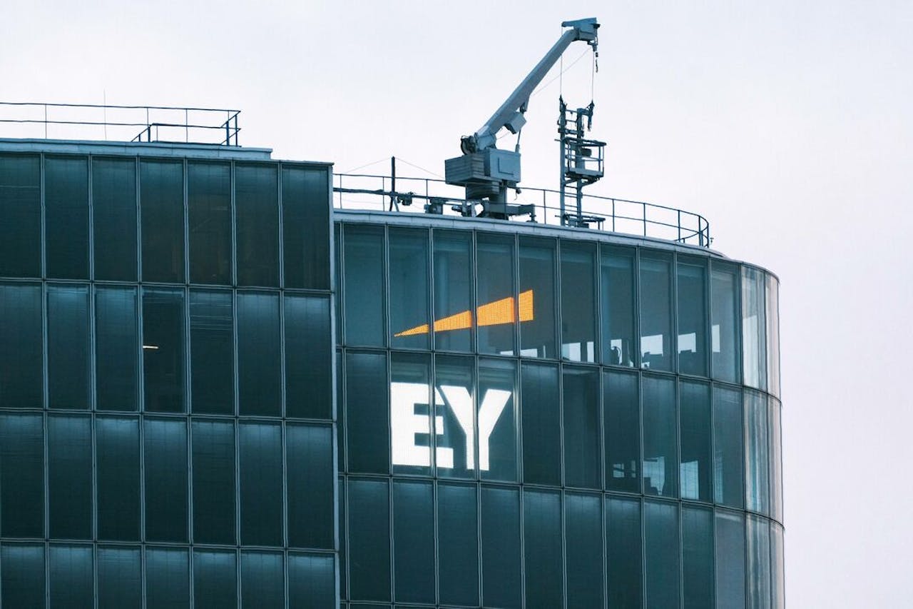 Het kantoor van EY in Düsseldorf.