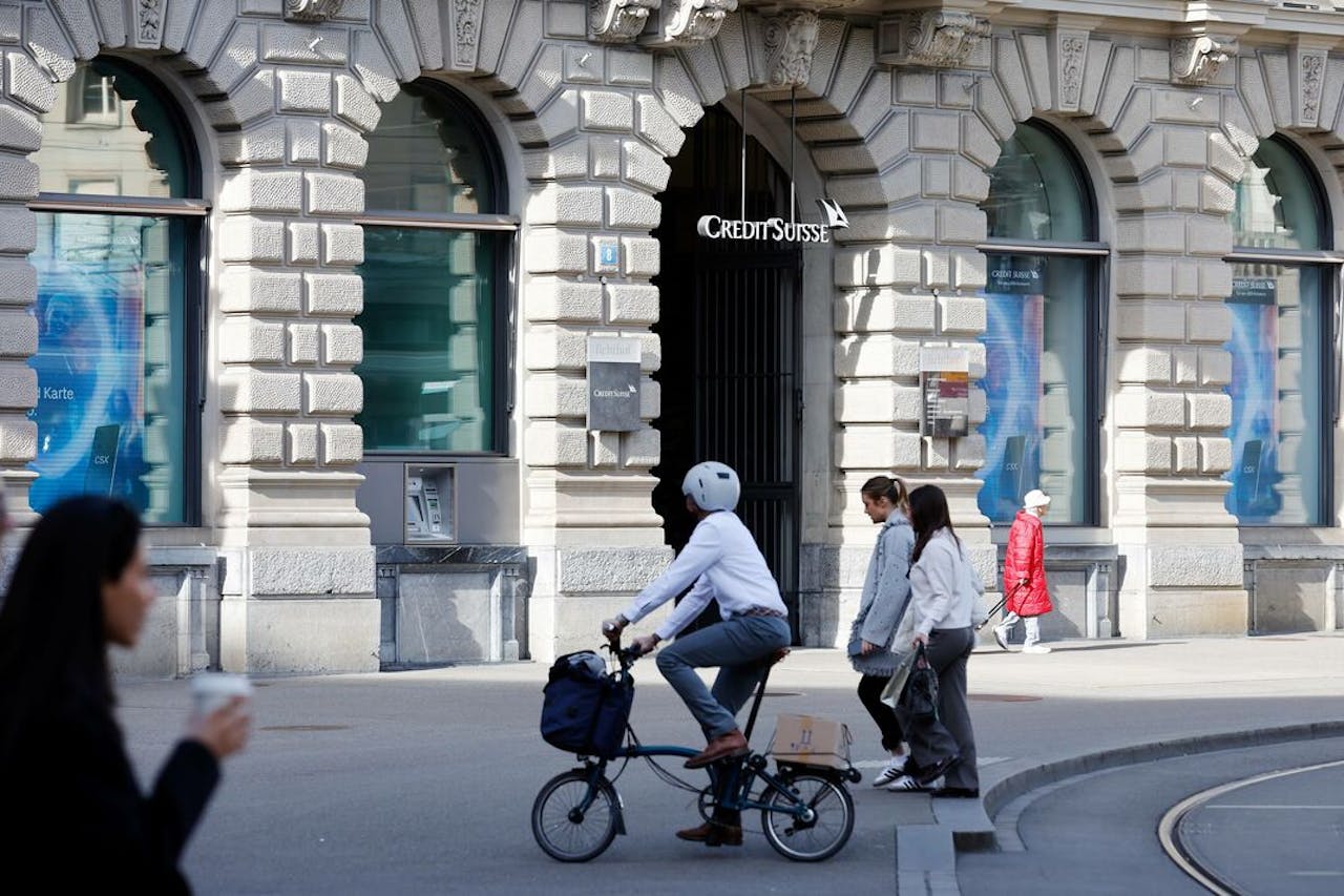 Het hoofdkantoor van Credit Suisse in Zurich.