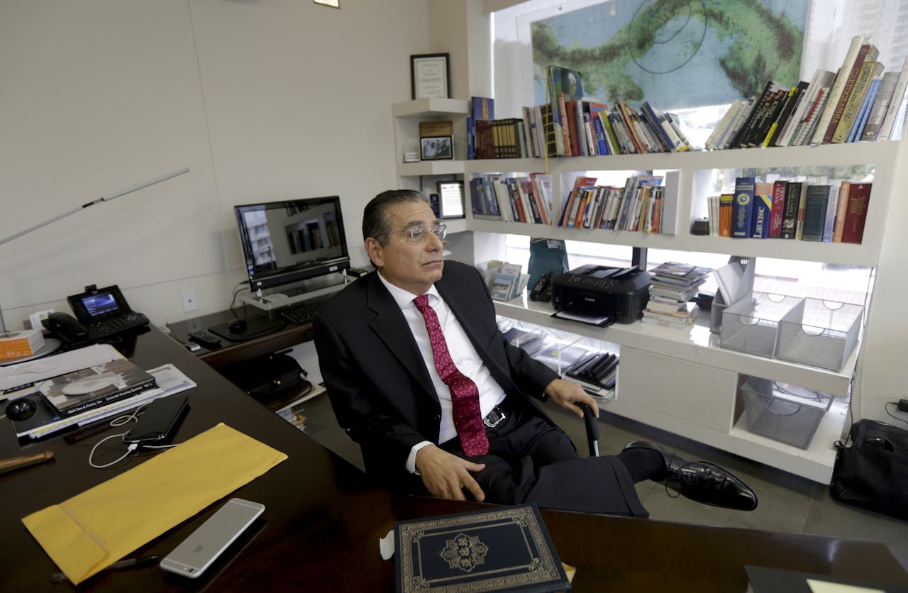 Ramón Fonseca in 2016, een jaar na de eerste onthullingen over de werkwijze van zijn kantoor.