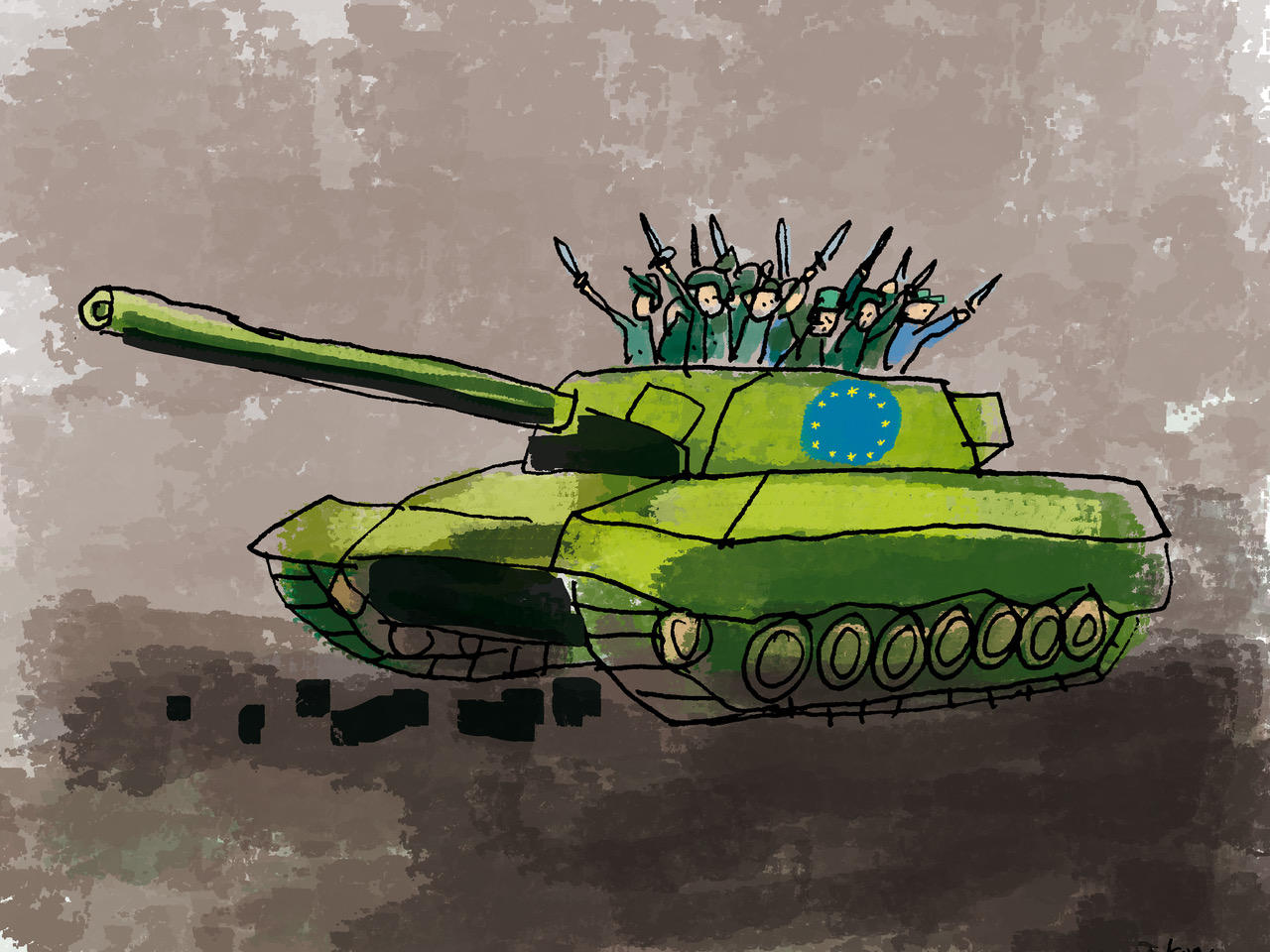 Dát er iets aan defensie moet gebeuren, daarover zijn ze het in Europa