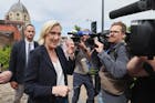 Partij van Marine Le Pen wint eerste ronde Franse verkiezingen