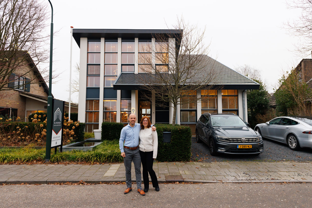 Een moderne villa in Berlicum