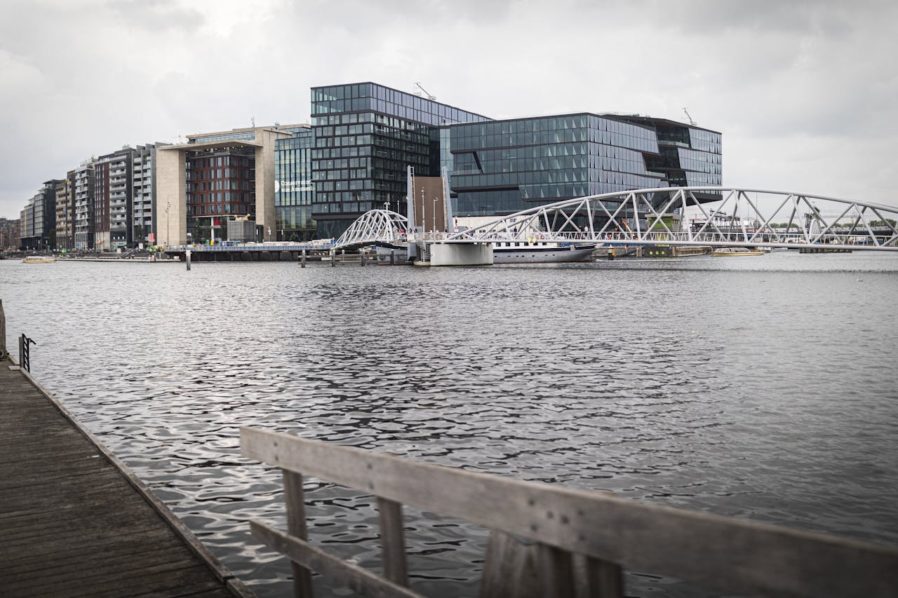 Het kantoor van Booking.com aan de Amsterdamse Oosterdokskade