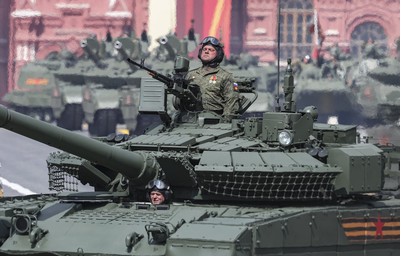 Het Kremlin bood bezoekers aan Moskou op 9 mei een speciaal arrangement.