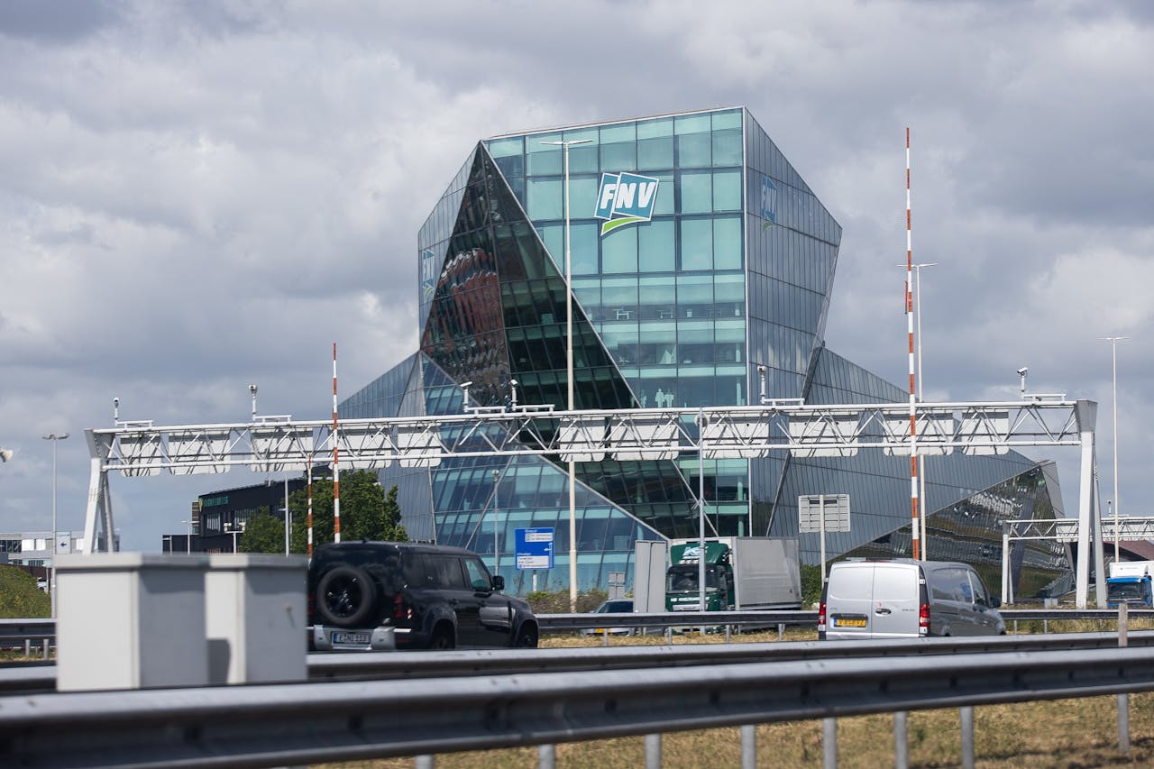 Het hoofdkantoor van vakbond FNV in Utrecht.