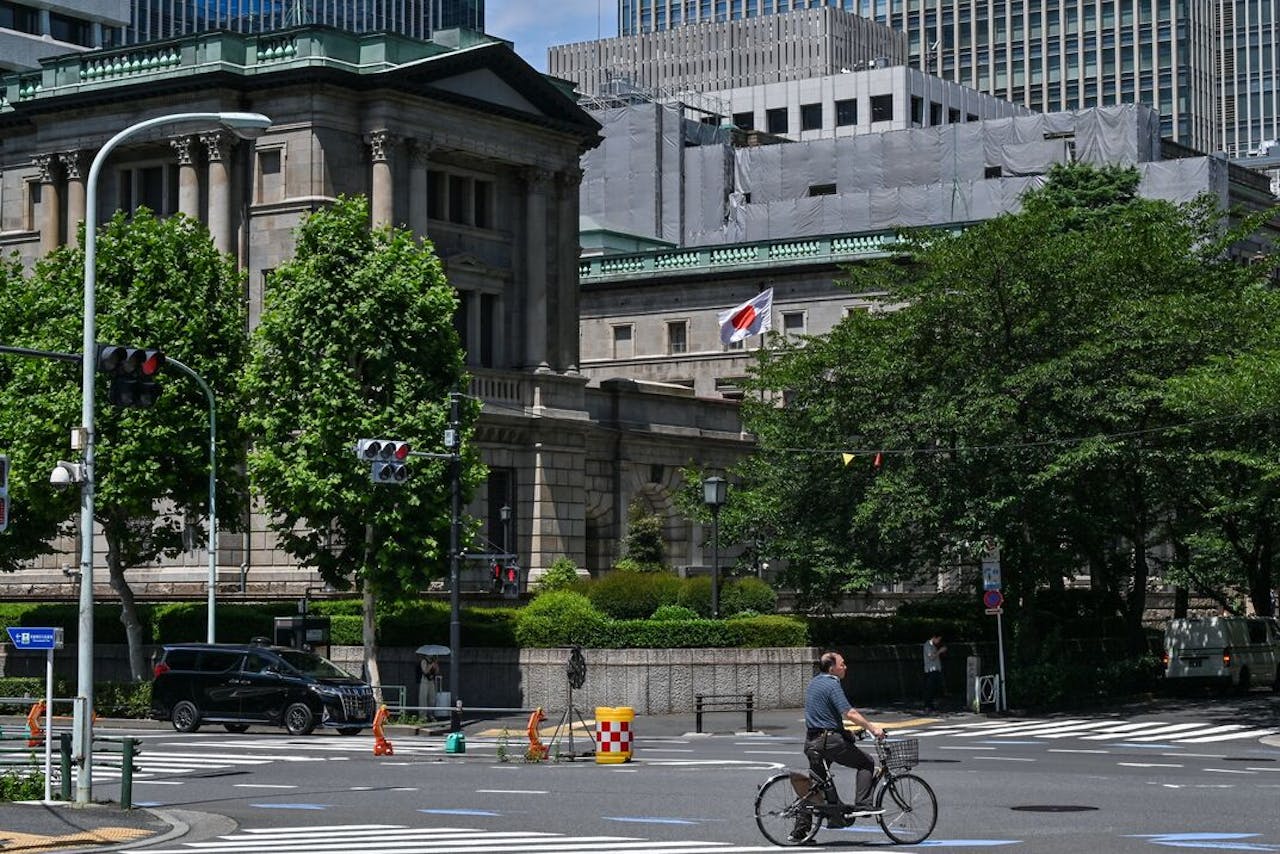 De Bank of Japan in Tokio.