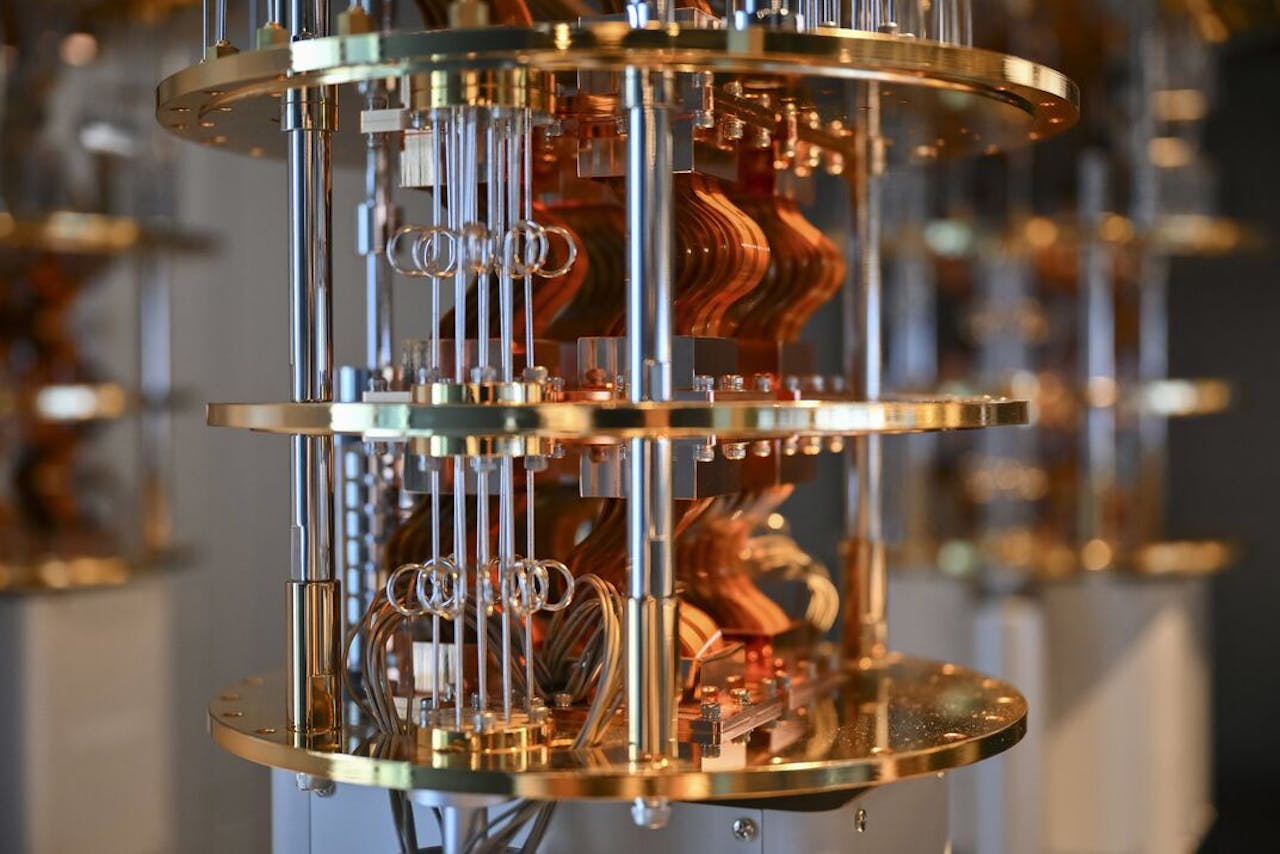 Onderdelen van de IBM Quantum System Two. Overheden in onder meer Frankrijk, China, Australië en de VS steken al miljarden in de ontwikkeling van een eigen kwantumindustrie.