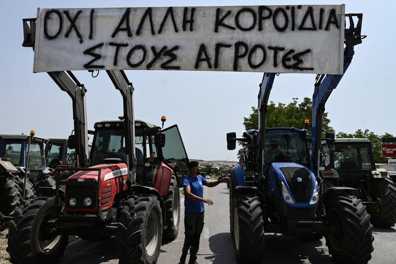 Después de que la Fiscalía Europea llamara la atención sobre el fraude, los agricultores griegos salieron a las calles.