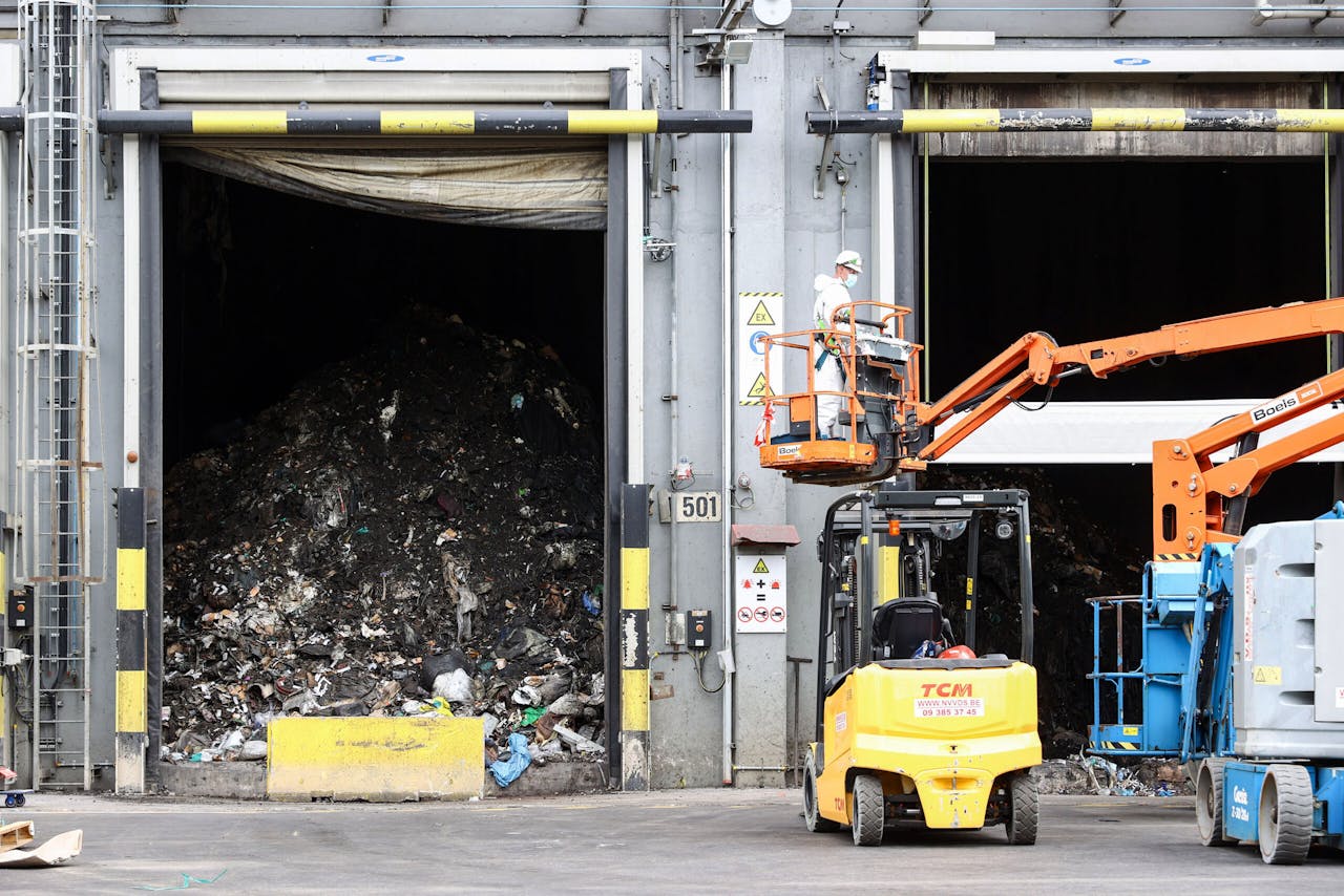 Bij afvalwerker Indaver in Antwerpen wordt afval met pfas-stoffen verwerkt.