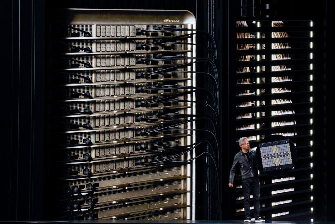 Nvidia als eerste bedrijf ooit $5000 mrd waard dankzij AI‑rage