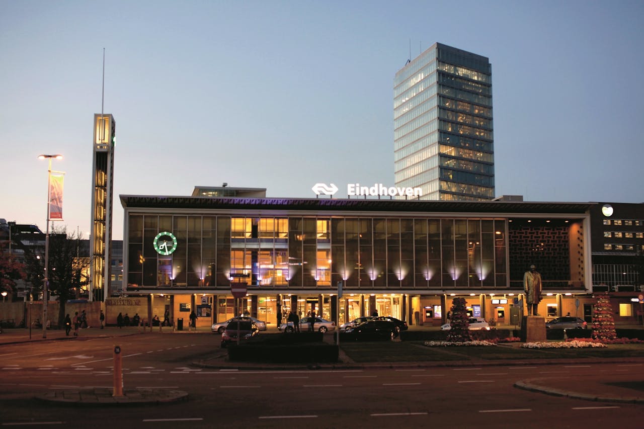 Het centraal station van Eindhoven.