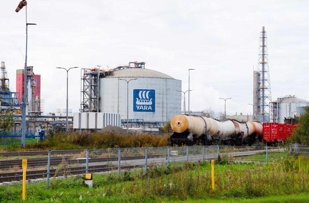 Kunstmestfabrikant Yara boekt weer winst in vierde kwartaal