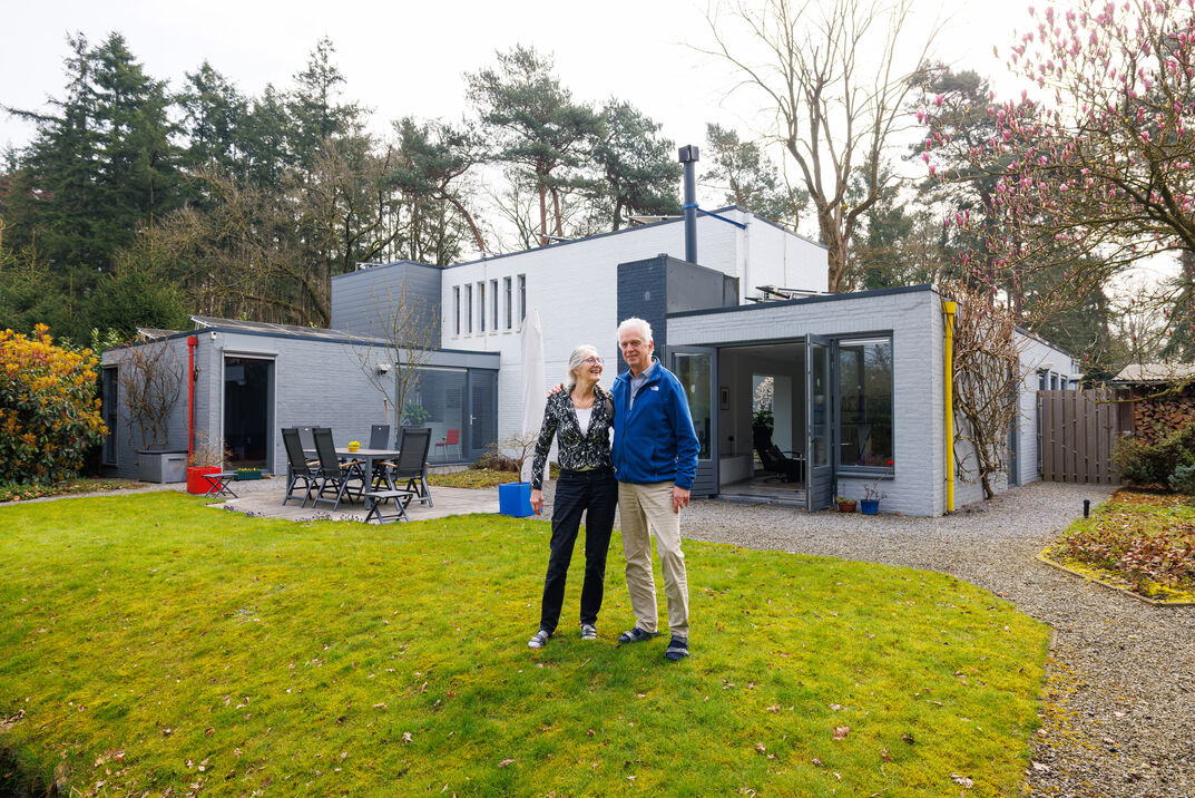 Strakke woning in Mondriaan-stijl