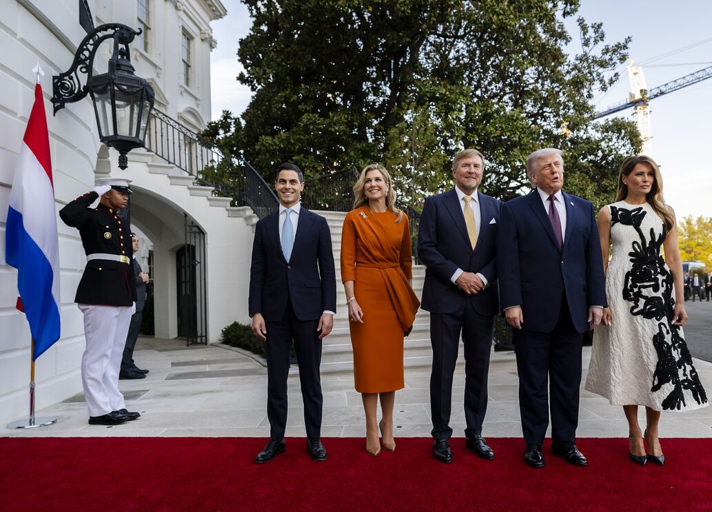 Op werkbezoek aan de VS benadrukt koning het belang van vrije handel
