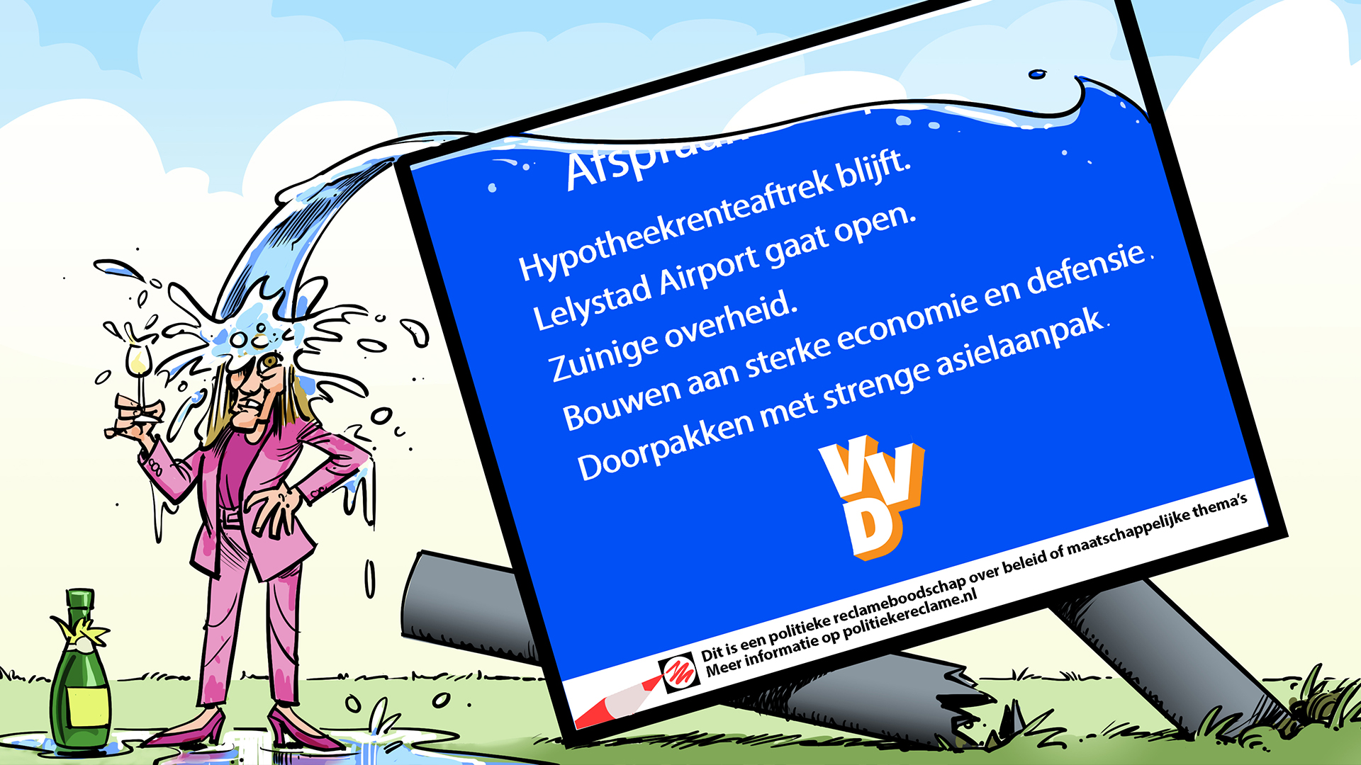 Felle concurrentie op rechts moedigt profileringsdrang van de VVD aan