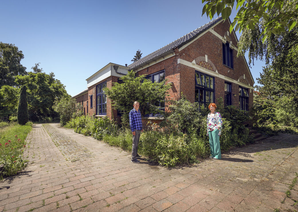 Een voormalige melk­fabriek in Meeden