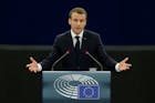 Macron: Europeanen moeten stoppen met nationalisme