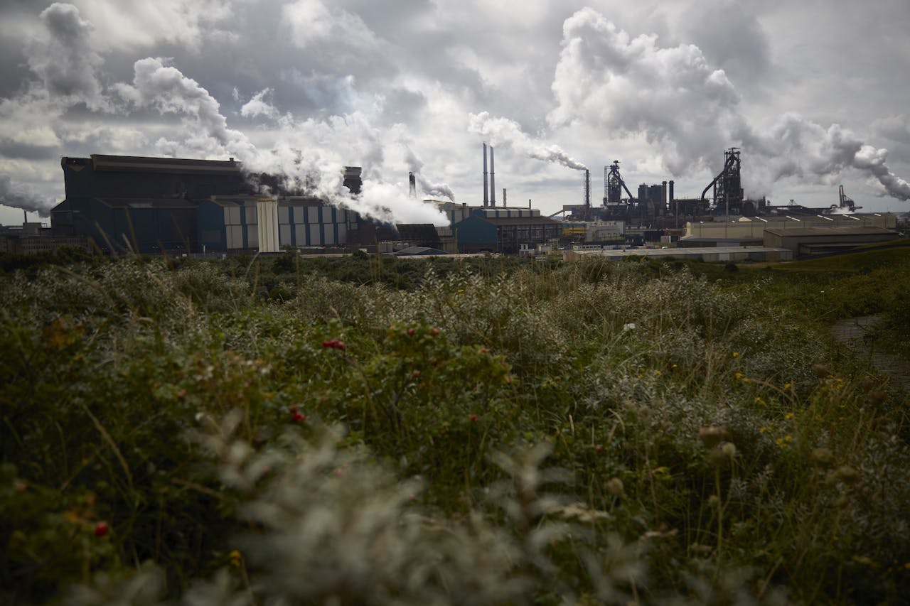 De fabrieken van Tata Steel in Wijk aan Zee.