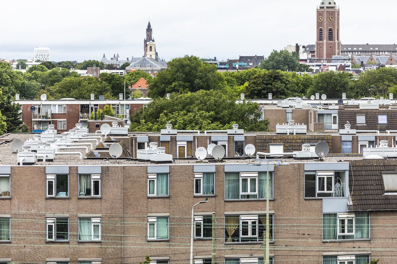 De Schilderswijk in Den Haag. De Hofstad kreeg tot en met augustus al meer meldingen over betalingsachterstanden bij inwoners dan in heel 2021.