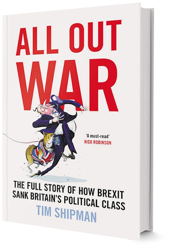‘All out War’, Tim Shipman, William Collins, 2016. Dit boek gaat over de brexit, maar bevat lange
passages over de rol die Boris
daarbij gespeeld heeft.