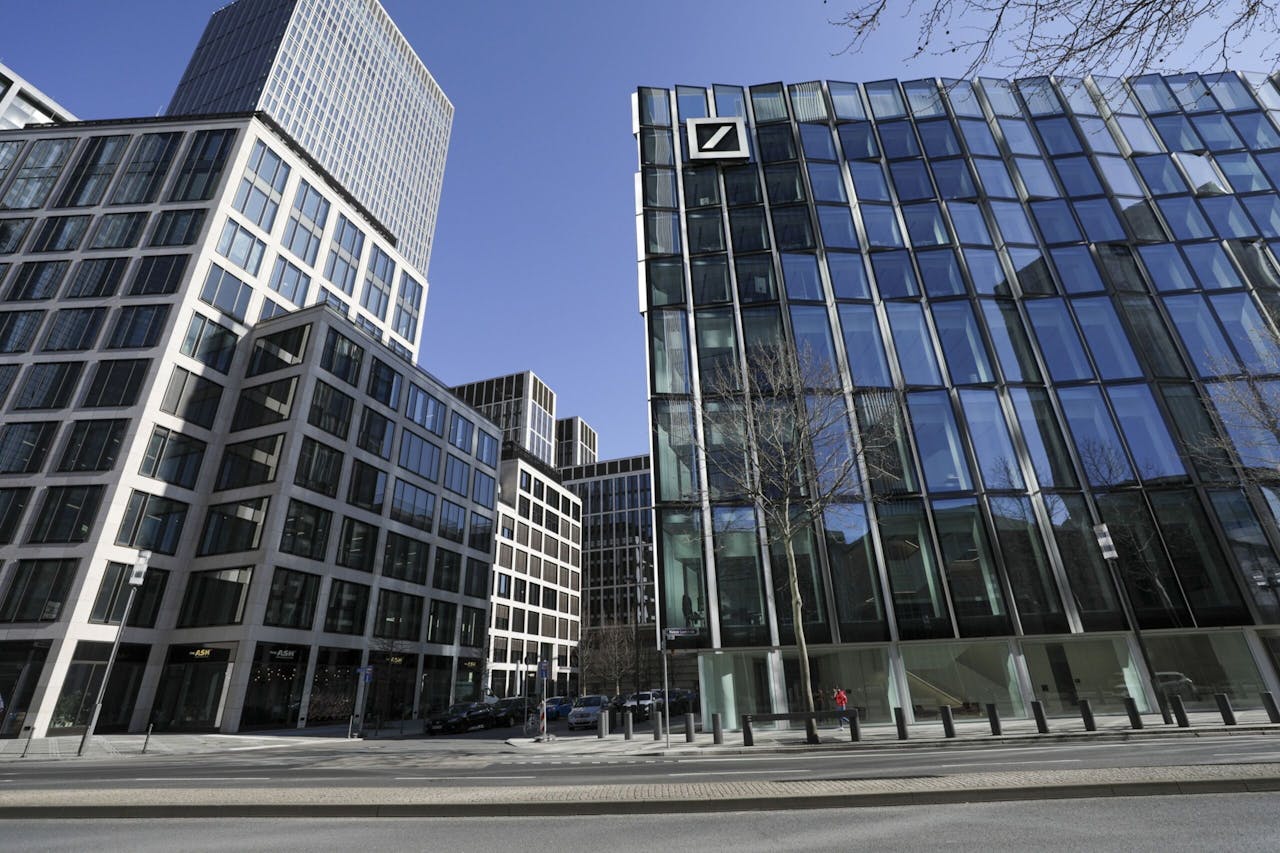 Het kantoor van DWS, de vermogensbeheerdochter van Deutsche Bank.