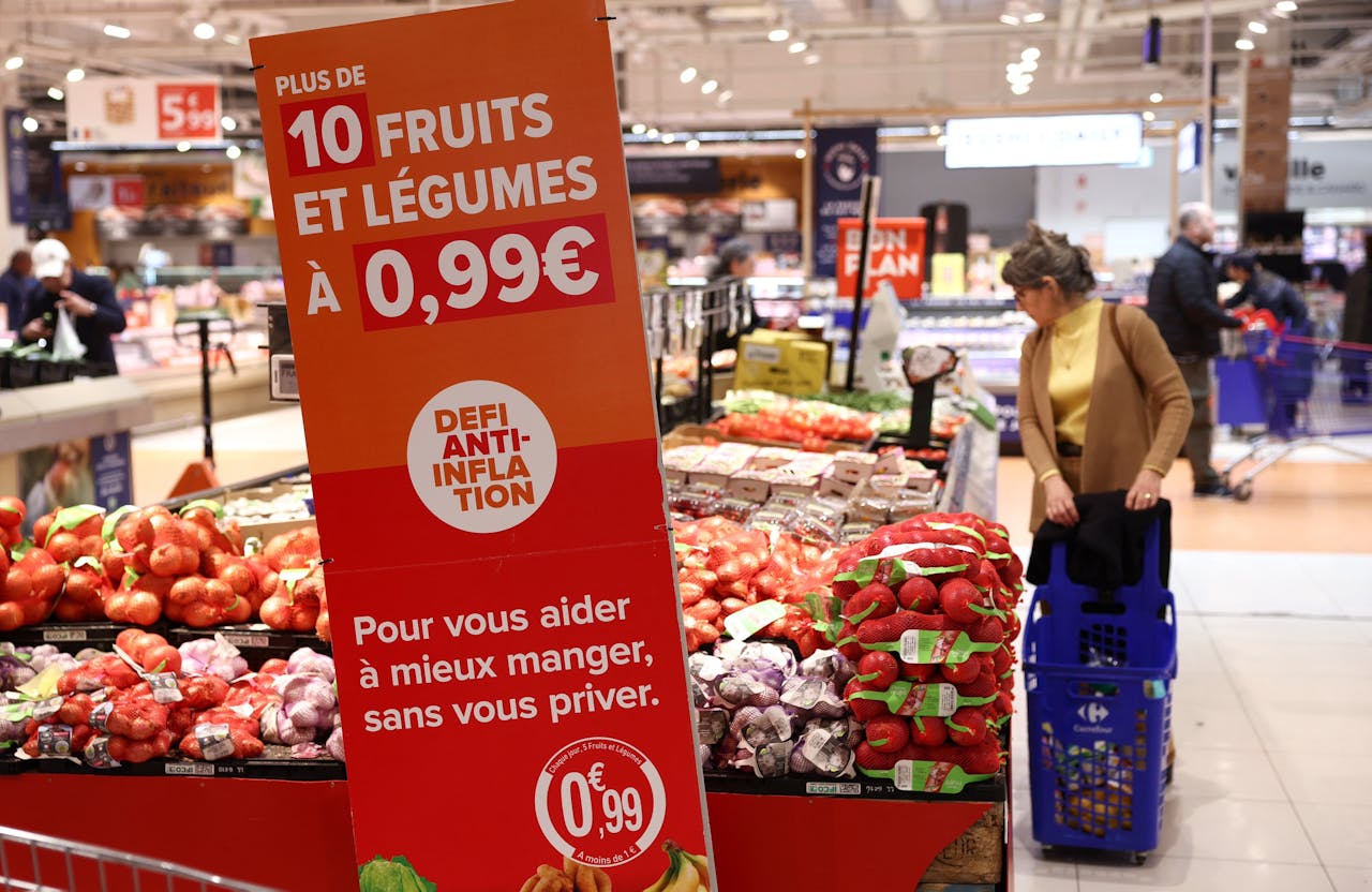 De Franse supermarktketen Carrefour speelde dit voorjaar al in op de prijsinflatie door met een speciale actie voor fruit te komen.