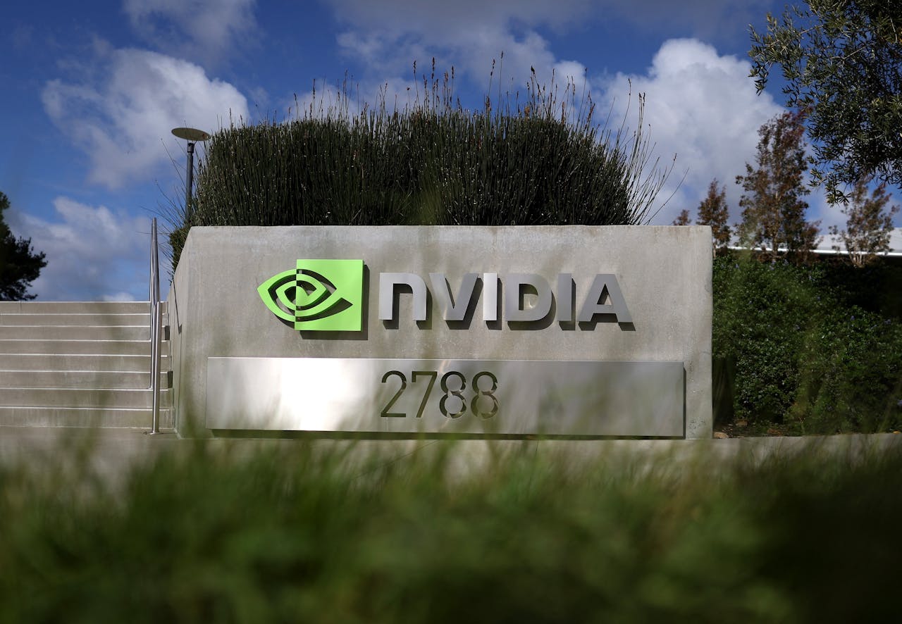 Het hoofdkantoor van Nvidia staat in Santa Clara in Californië.