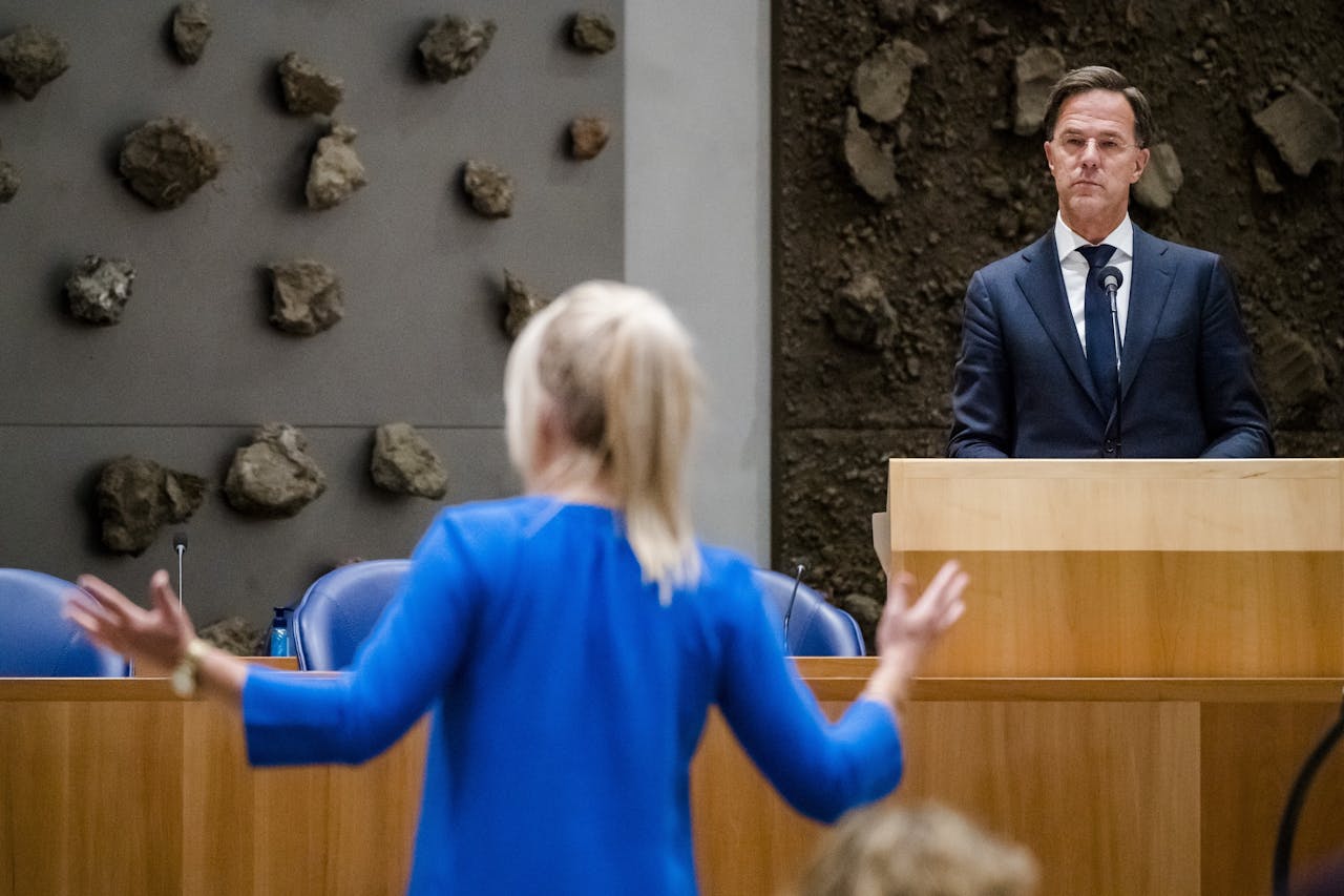 SP-fractieleider Lilian Marijnissen in debat met premier Mark Rutte over koopkracht.