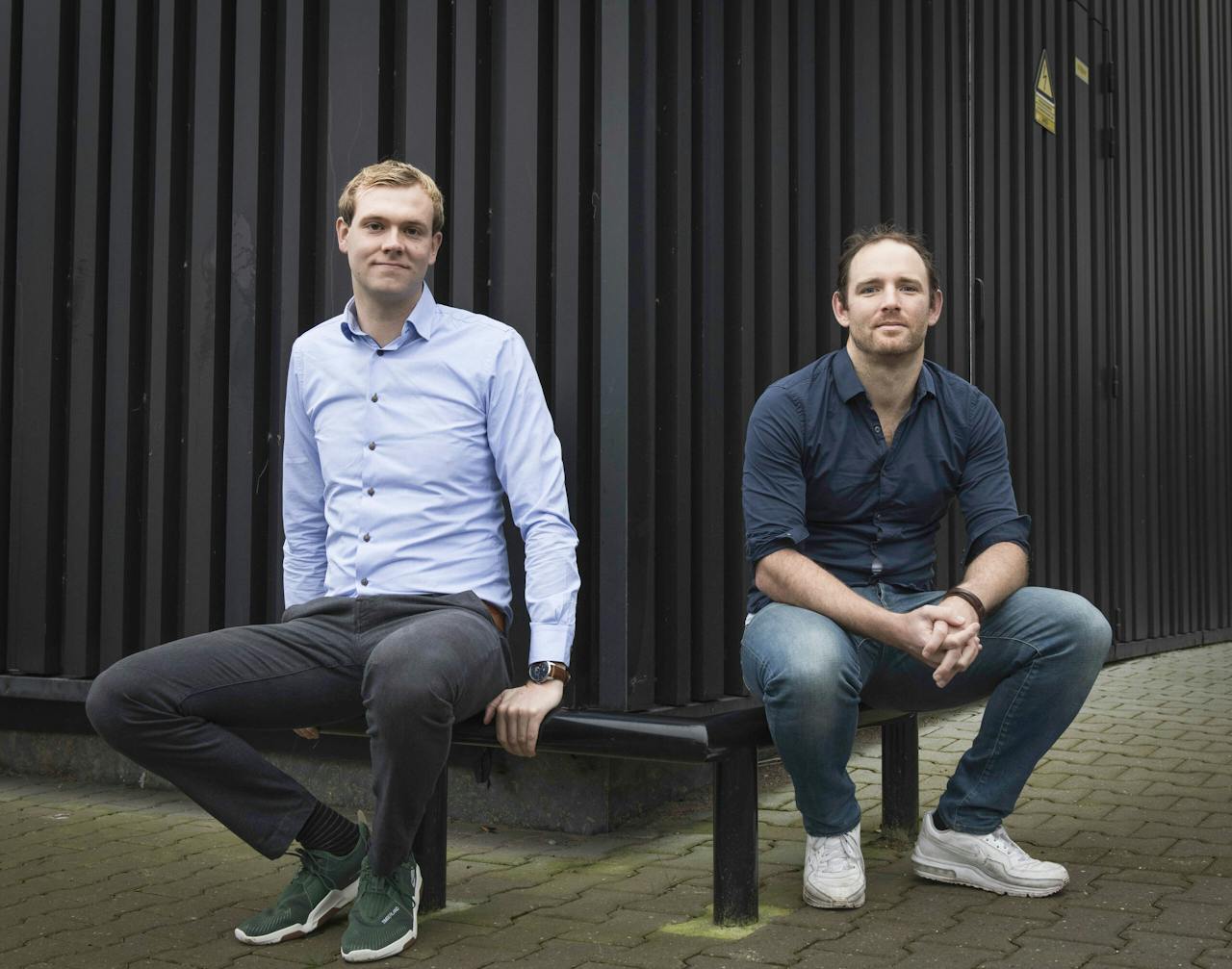 Jip Leendertse (links) en Frank van Rijnsoever.