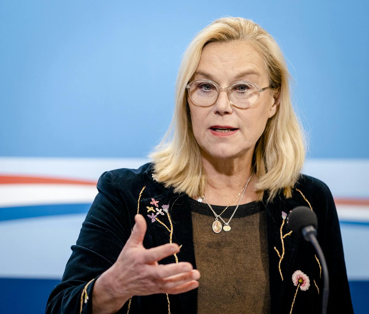 Minister Sigrid Kaag (Financiën, D66) waarschuwt voor tegenvallers.