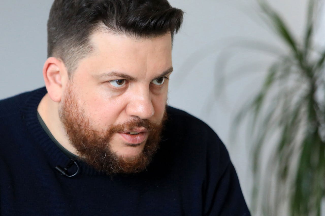 De echte versie van stafchef Leonid Volkov van de Russische oppositieleider Aleksej Navalny.