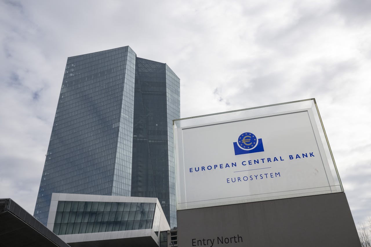 Kantoor van de Europese Centrale Bank in Frankfurt