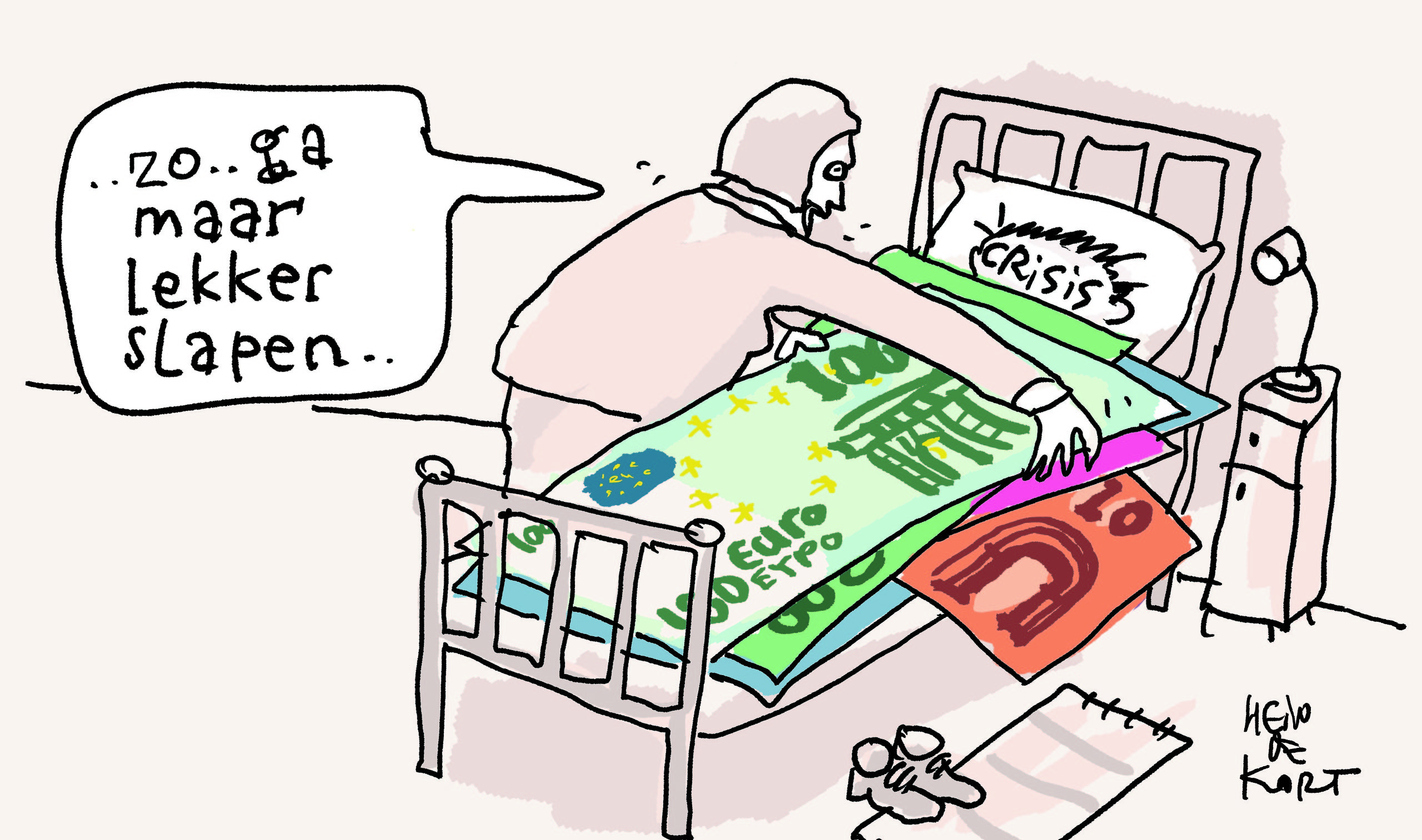 In schuldenbestrijding kan EU voorbeeld nemen aan president Trump