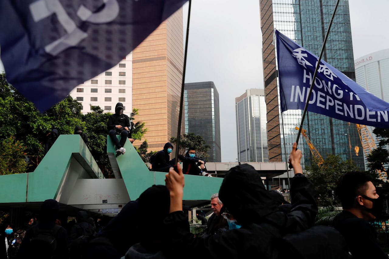 Betogers eisten zondag opnieuw democratische hervormingen in Hongkong.