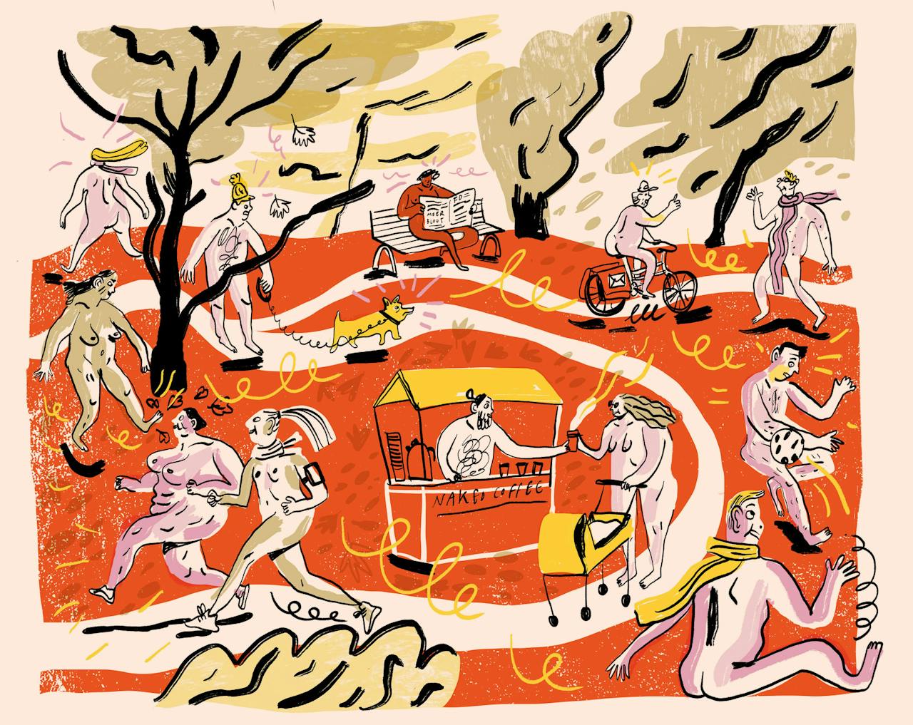 Van naturisten leerde Brenda van Osch hoe normaal al die variaties in menselijke lichamen zijn.