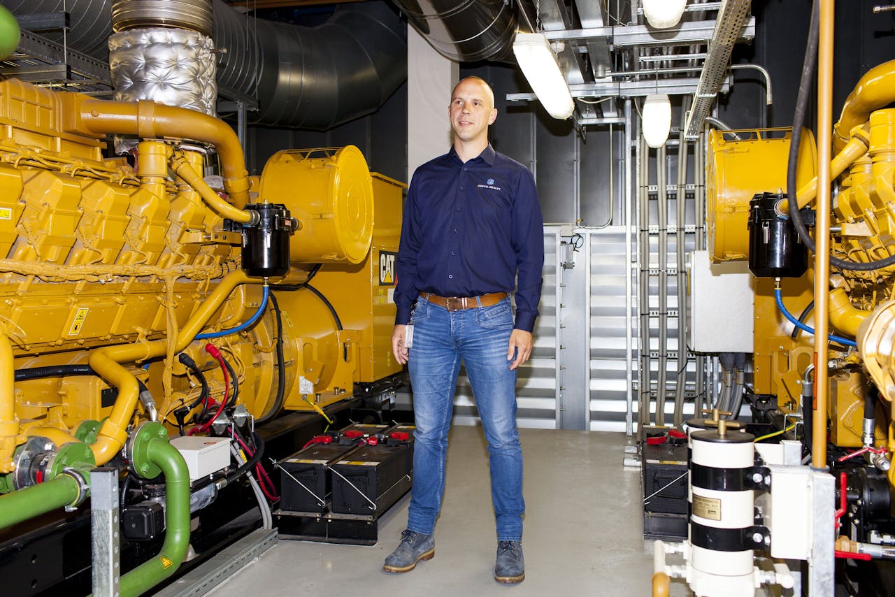 Willem Mooij is voormalig medewerker van de marine en werkt inmiddels als datacenter-manager bij Digital Realty.